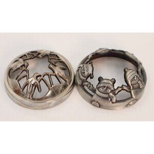 Yankee Candle Toppers Children Playing In The Cold And A Group Of Penquins (2)